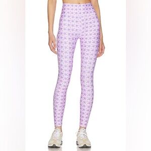 LoveShackFancy Lavender Floral Leggings